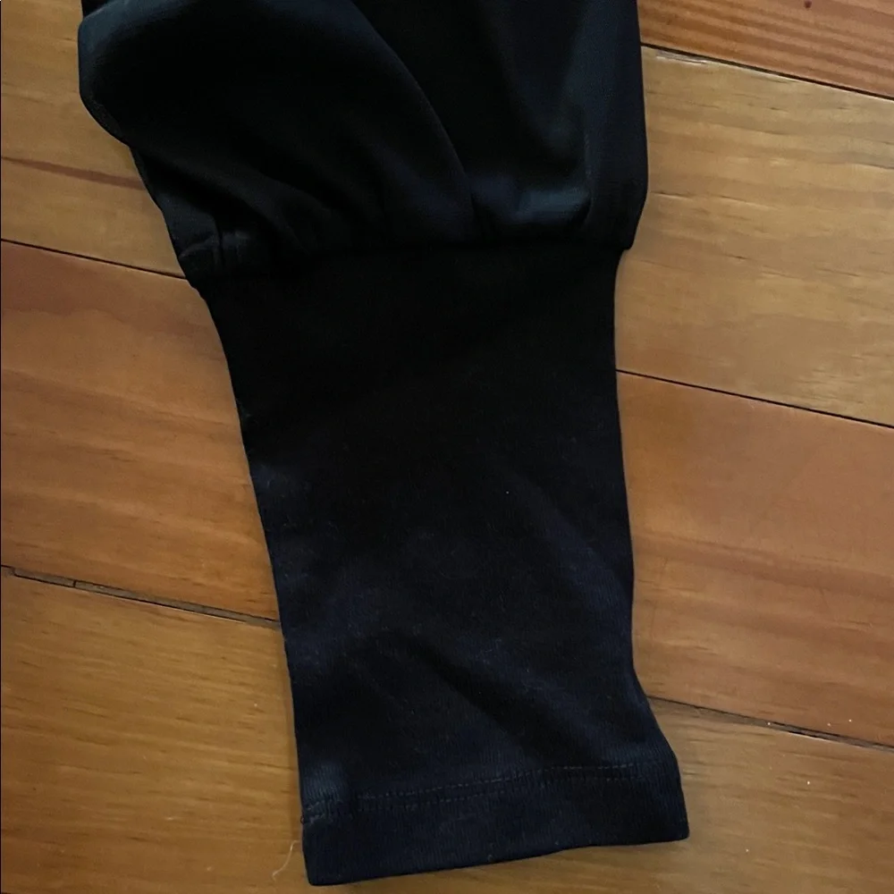 Sanctuary Black Long Sheer Sleeve Top - Picture 2 of 7